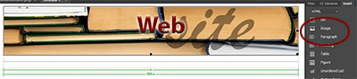Dreamweaver opaskirja opas kotisivu www-sivu homepage www-site guide liitä kuva add image
