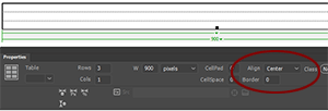 Dreamweaver opaskirja opas kotisivu www-sivu homepage www-site guide Align center
